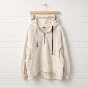 Free People Ottoman Slouchy Quarter Zip Hoodie Size Medium